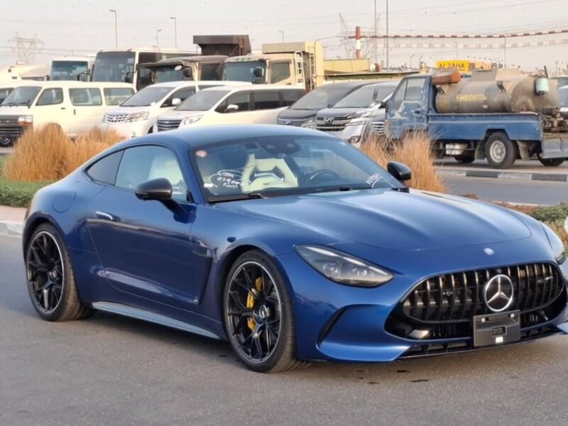 2024 Mercedes-Benz AMG GT 63 V8 twin-turbo Engine Blue Beige Coupe 4WD