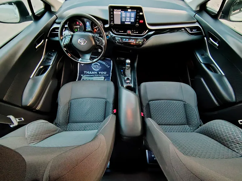 2021 Toyota C-HR VX Hybrid 4 Cylinders Engine White Grey Hatchback GCC