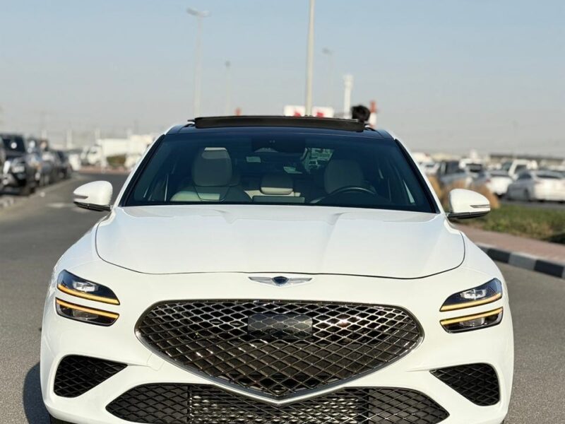 2023 GENESIS G70 2.0L Turbo V4 VVT White Beige Sedan RWD USA Specs