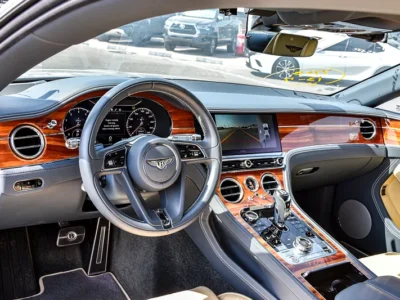 2019 Bentley Continental GT 12 Cylinder Engine Grey Beige Sedan