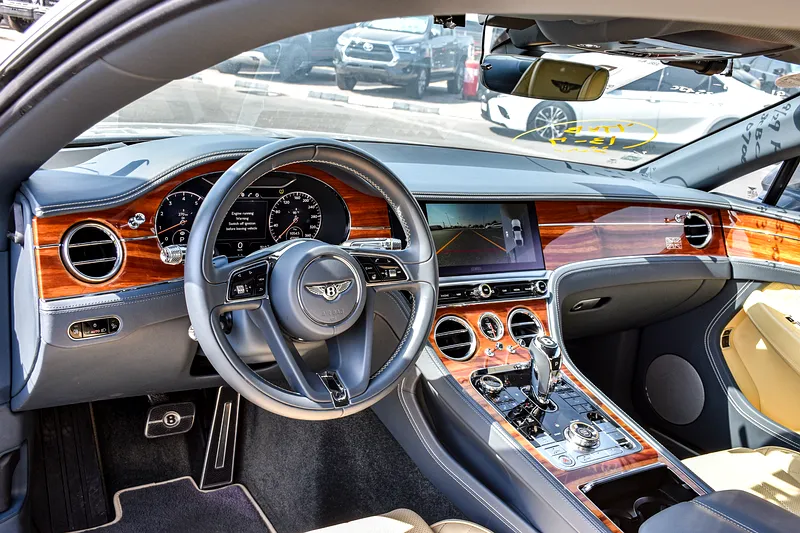 2019 Bentley Continental GT 12 Cylinder Engine Grey Beige Sedan