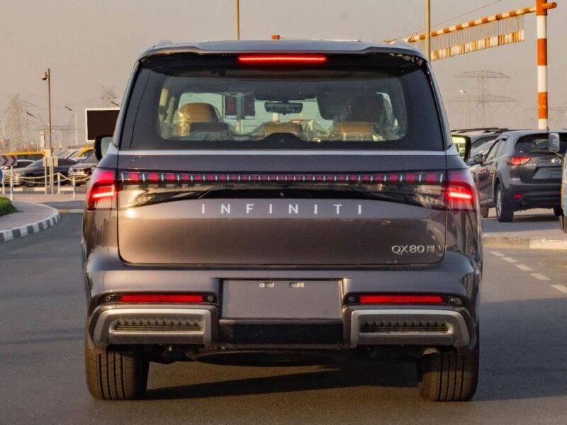 2025 Infiniti QX80 Sensory 3.5L Twin-Turbocharged V6 AT Petrol Grey Tan SUV