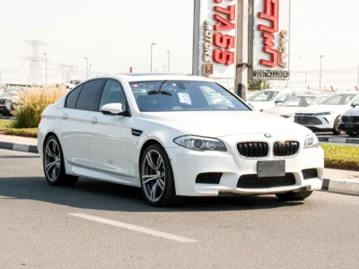 2012 BMW M5 Standard 8 Cylinders Engine White Black Sedan