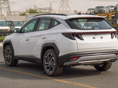 2025 Hyundai Tucson 4 Cylinders Engine Petrol White Beige SUV