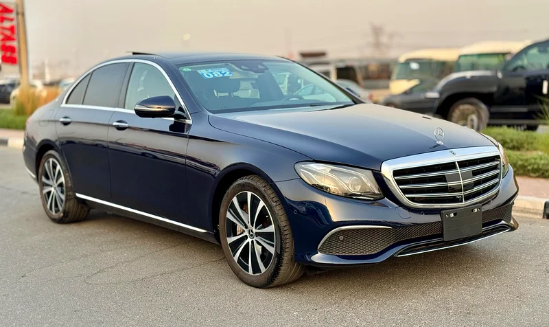 2020 Mercedes-Benz E-Class E450 4Matic 6 Cylinder Engine Blue Black Sedan