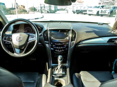 2014 Cadillac ATS Performance 4 Cylinders Engine Silver Black Sedan Clean Car