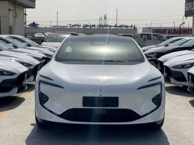 2025 Avatr 12 Ultra Hybrid 4 Cylinders Engine White Beige Sedan