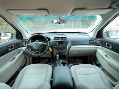 2018 Ford Explorer XLT 3.5L 6 Cylinders Engine 4WD GCC White Beige