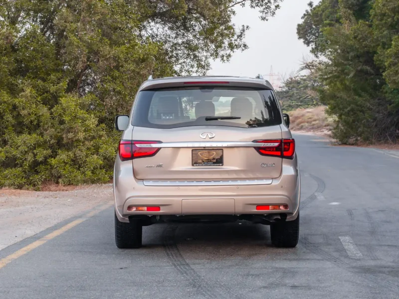 2023 Infiniti QX80 Luxury 5.6L 8 Cylinders Engine Grey Brwon SUV GCC Specs