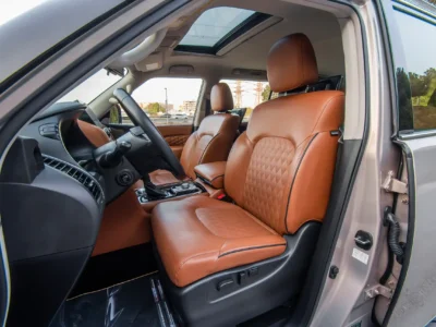 2023 Infiniti QX80 Luxury 5.6L 8 Cylinders Engine Grey Brwon SUV GCC Specs