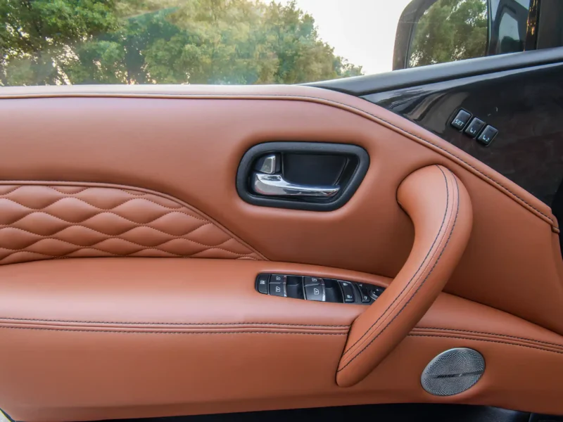 2023 Infiniti QX80 Luxury 5.6L 8 Cylinders Engine Grey Brwon SUV GCC Specs