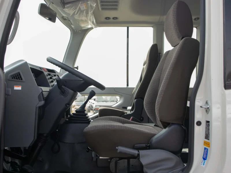 2025 Toyota Coaster HI ROOF 23S D 4.0L MT STD RD White Brown