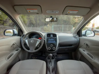 2023 Nissan Sunny SV GCC Specs 4 Cylinder Engine White Beige Sedan