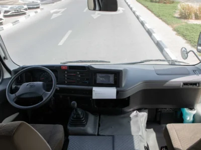 2025 Toyota Coaster HI ROOF 23S D 4.0L MT STD RD White Brown