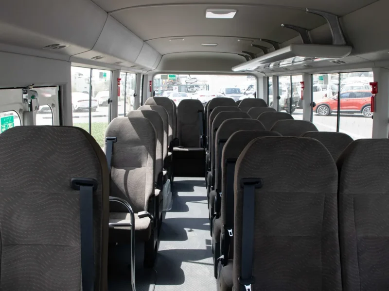 2025 Toyota Coaster HI ROOF 23S D 4.0L MT STD RD White Brown