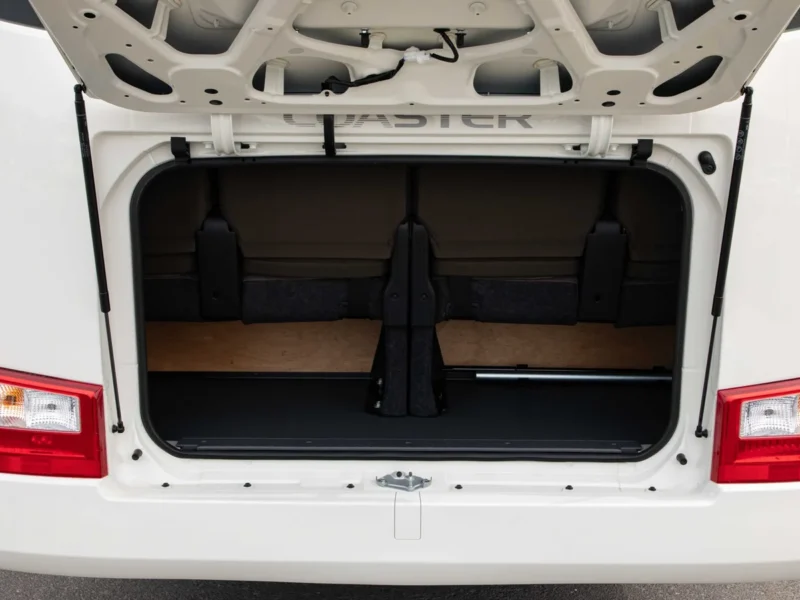 2025 Toyota Coaster HI ROOF 23S D 4.0L MT STD RD White Brown