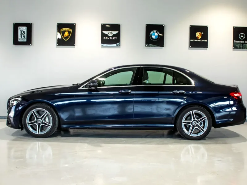 2023 Mercedes-Benz E-Class E 350 4 Cylinders Petrol Engine Blue Brown Sedan