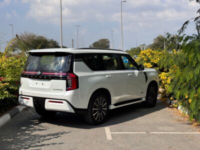 2025 NISSAN PATROL PLATINUM 3.5L V6 TWIN TURBO White Red SUV GCC