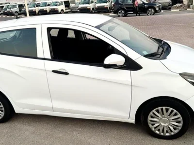 2016 Chevrolet Spark Other 4 Cylinders Petrol Engine White Black Sedan GCC