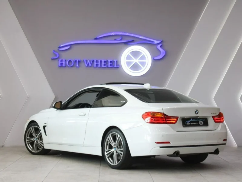 2014 BMW 435i M Sport 3.0 Liter 6 Cylinder Petrol Engine White Red Coupe