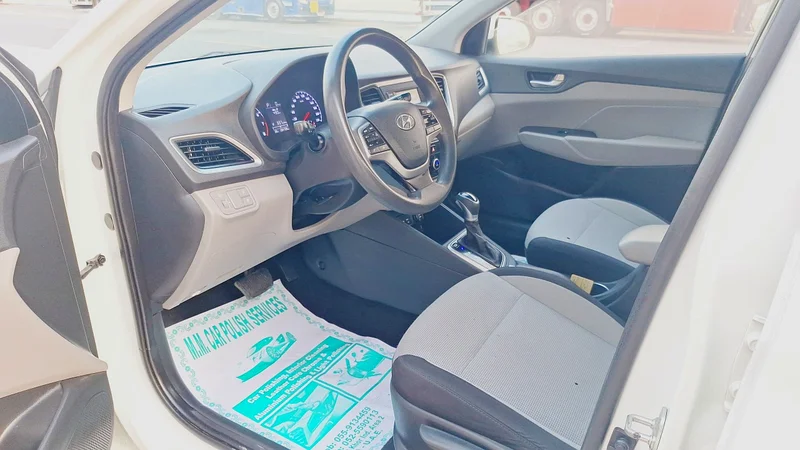 2019 Hyundai Accent Other 4 Cylinder Petrol Engine White Grey Sedan GCC Specs