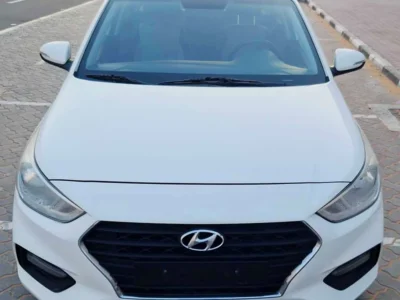 2019 Hyundai Accent Other 4 Cylinder Petrol Engine White Grey Sedan GCC Specs