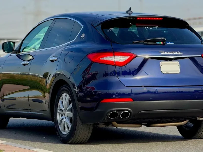 2017 Maserati Levante Standard 6 Cylinder Petrol Engine Blue Brown SUV