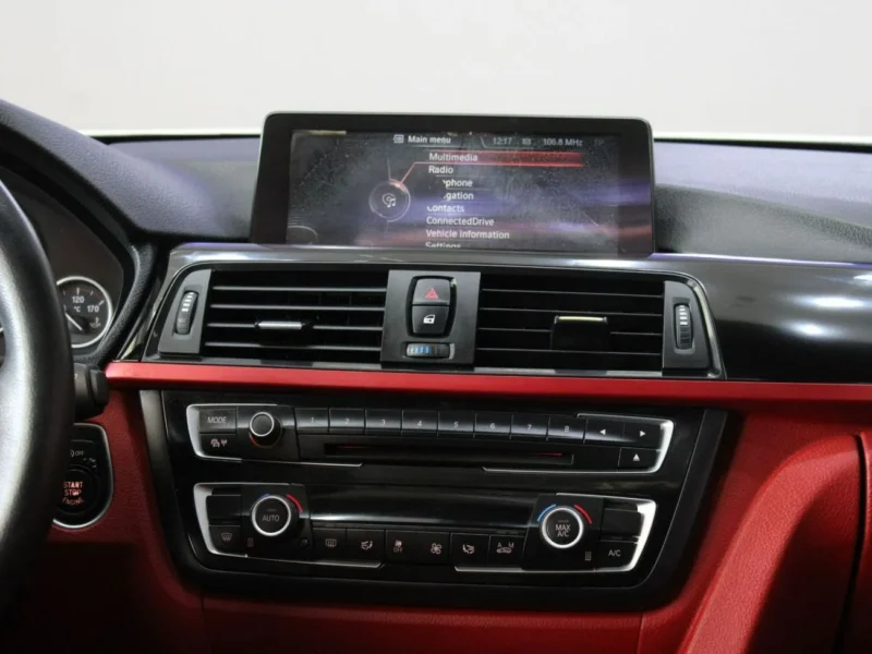 2014 BMW 435i M Sport 3.0 Liter 6 Cylinder Petrol Engine White Red Coupe