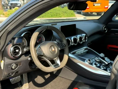 2017 Mercedes-Benz AMG-GT S 8 Cylinder Petrol Engine Black Red Coupe