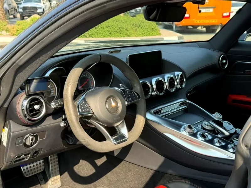 2017 Mercedes-Benz AMG-GT S 8 Cylinder Petrol Engine Black Red Coupe
