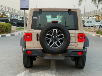 2024 Jeep Wrangler Sahara Unlimited 4 Cylinder Petrol Engine Beige SUV
