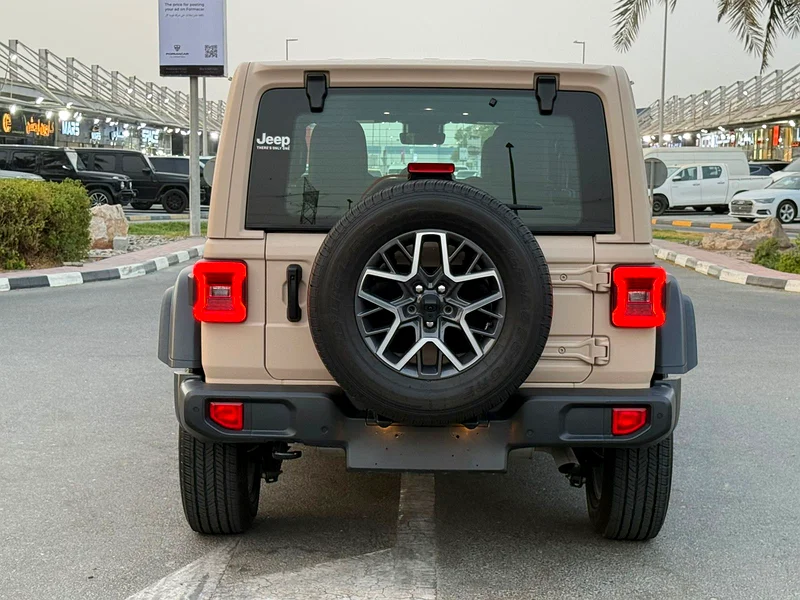 2024 Jeep Wrangler Sahara Unlimited 4 Cylinder Petrol Engine Beige SUV