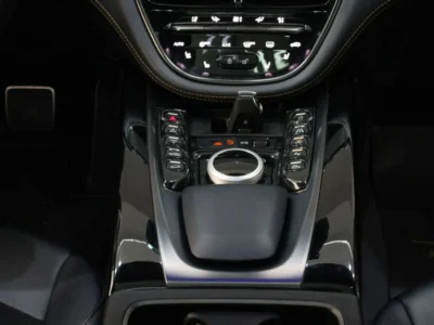 2022 Aston Martin DBX 550 4.0L twin-turbo V8 Engine Green Black SUV