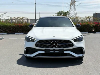 2022 Mercedes-Benz C-Class C300 Sport 4 Cylinder Petrol Engine White Black Sedan