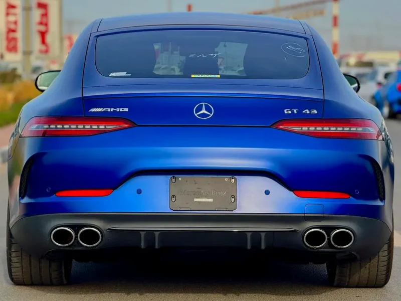 2021 Mercedes-Benz AMG GT 43 4Matic Plus 6 Cylinders Petrol Engine Blue Black Sedan