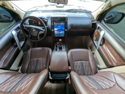 2012 Toyota Prado TXL 6 Cylinder Petrol Engine Black Brown SUV GCC Specs