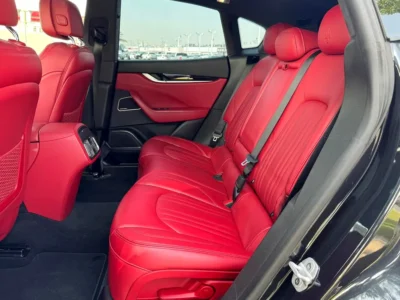 2017 Maserati Levante S 6 Cylinder Petrol Engine Black Red SUV CLEAN TITLE