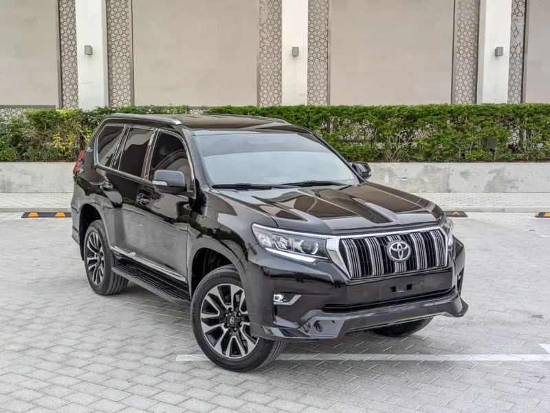 2018 Toyota Prado TXL 6 Cylinders Petrol Engine Black Beige SUV GCC Specs