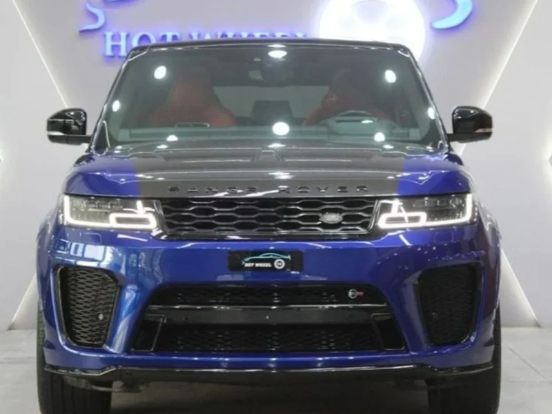 2022 Land Rover Range Rover Sport SVR 5.0L Supercharged V8 Blue Red SUV