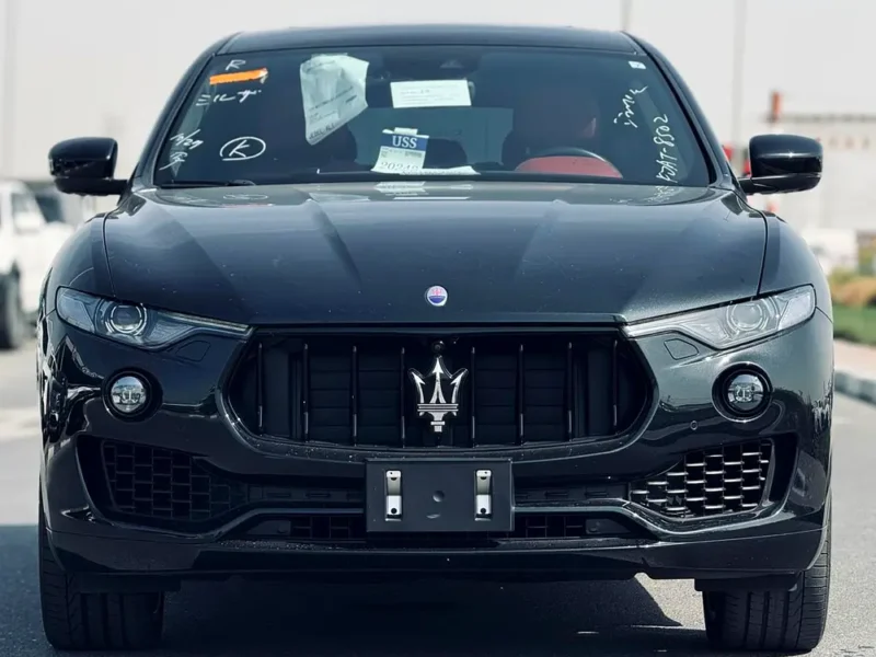 2017 Maserati Levante S 6 Cylinder Petrol Engine Black Red SUV CLEAN TITLE