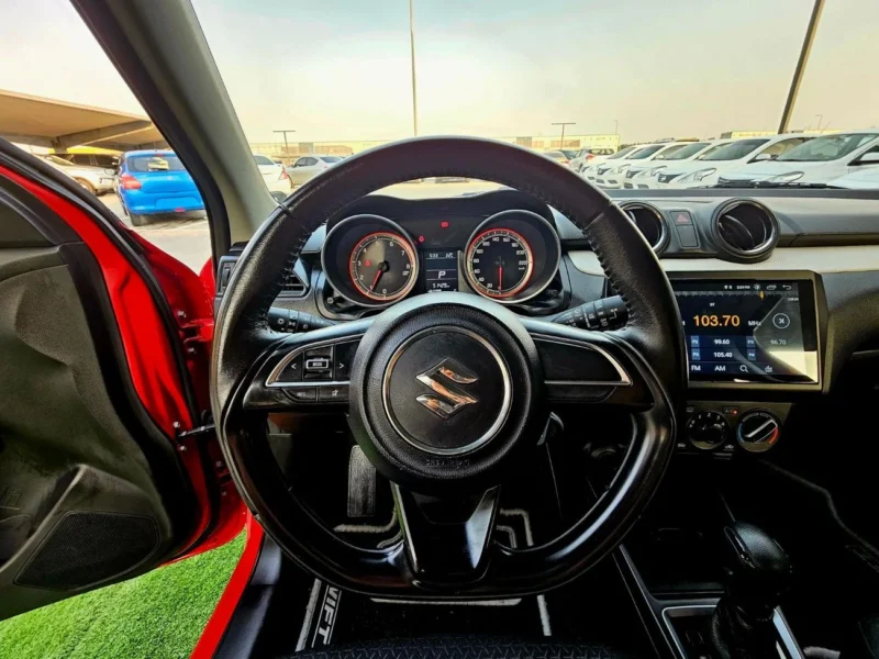 2023 Suzuki Swift1.2 Liter 4 Cylinder Petrol Engine Red Black Hatchback