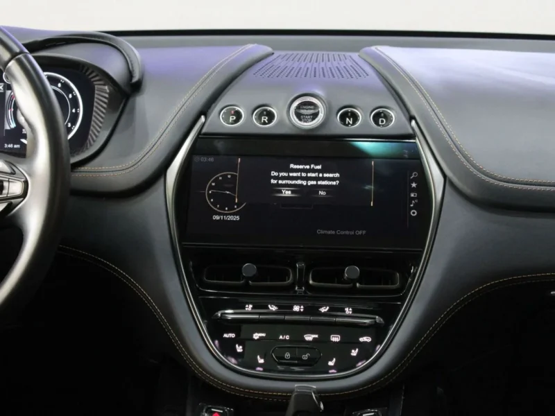 2022 Aston Martin DBX 550 4.0L twin-turbo V8 Engine Green Black SUV