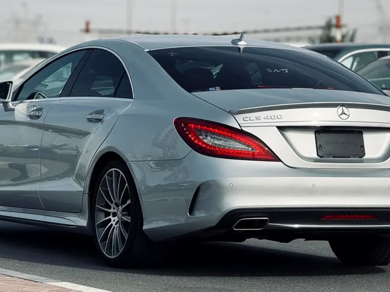 2017 Mercedes-Benz CLS-Class CLS 400 6 Cylinders Petrol Engine Silver Black Sedan