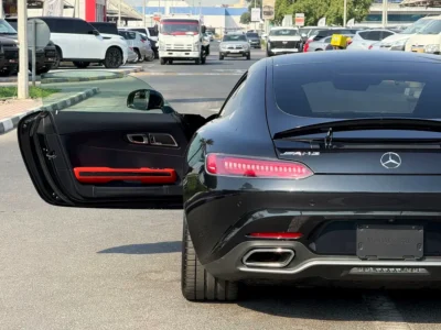 2017 Mercedes-Benz AMG-GT S 8 Cylinder Petrol Engine Black Red Coupe