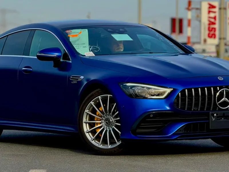 2021 Mercedes-Benz AMG GT 43 4Matic Plus 6 Cylinders Petrol Engine Blue Black Sedan