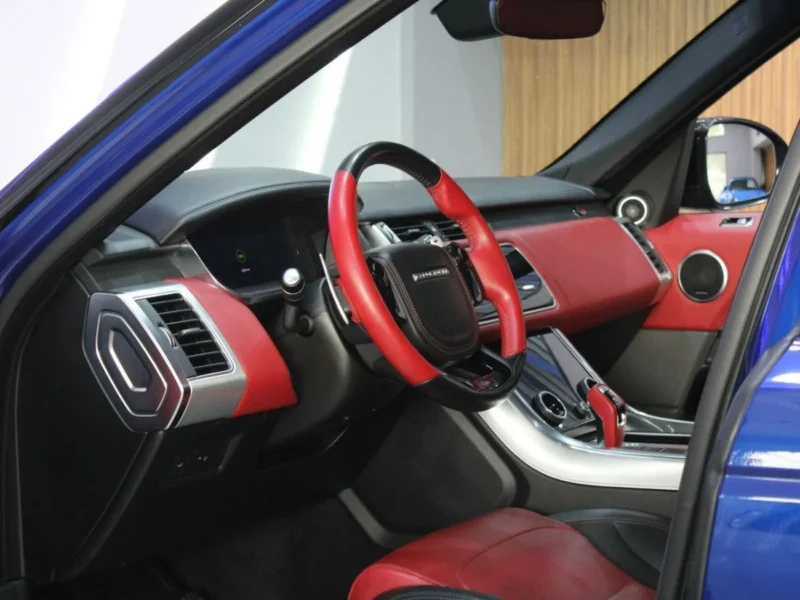 2022 Land Rover Range Rover Sport SVR 5.0L Supercharged V8 Blue Red SUV