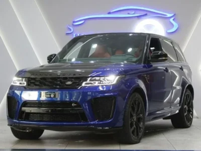 2022 Land Rover Range Rover Sport SVR 5.0L Supercharged V8 Blue Red SUV