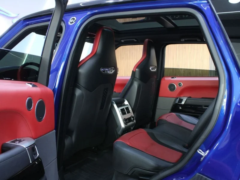 2022 Land Rover Range Rover Sport SVR 5.0L Supercharged V8 Blue Red SUV