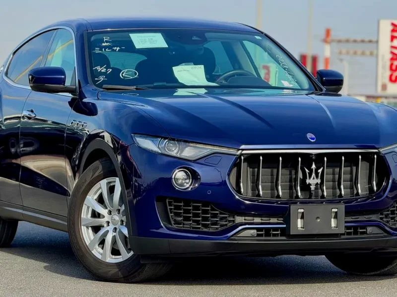 2017 Maserati Levante Standard 6 Cylinder Petrol Engine Blue Brown SUV