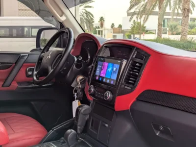 2015 Mitsubishi Pajero GLS MID 6 Cylinders Engine Black Red SUV GCC Specs